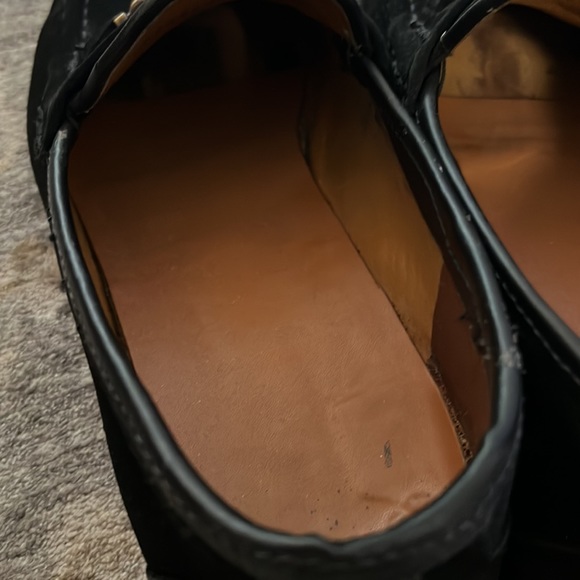 Mens vintage suede Ferragamo loafers - Picture 11 of 15